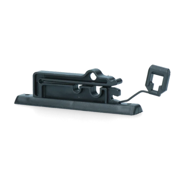Izolator do pastucha na plecionkę, drut do 6 mm i taśmę do 40 mm, 10 sztuk – ZoneGuard
