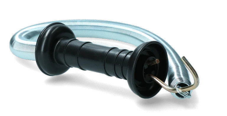 Uchwyt bramowy ze sprężyną, średnica sprężyny 25 mm, rozciągana do 5 m – ZoneGuard