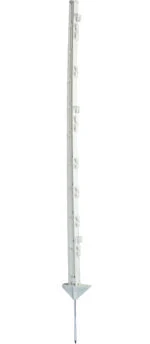 Plastikowy słupek do wbijania, 105 cm, biały – ZoneGuard