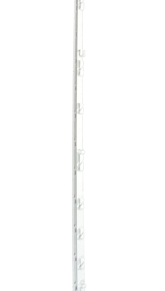 Plastikowy słupek wejściowy, 150 cm, biały – ZoneGuard