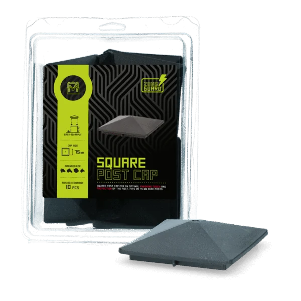Kwadratowa nakładka na słupek 75 mm – ZoneGuard