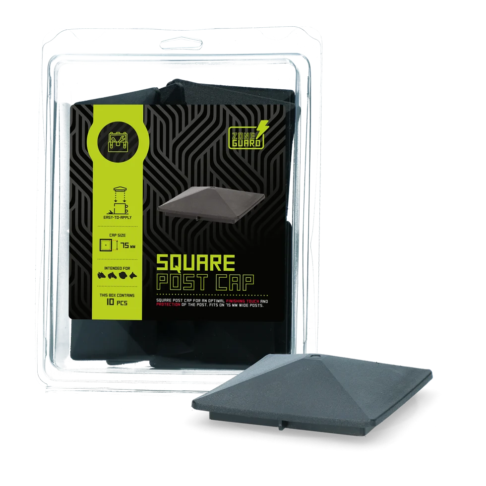 Kwadratowa nakładka na słupek 75 mm – ZoneGuard - obrazek 1