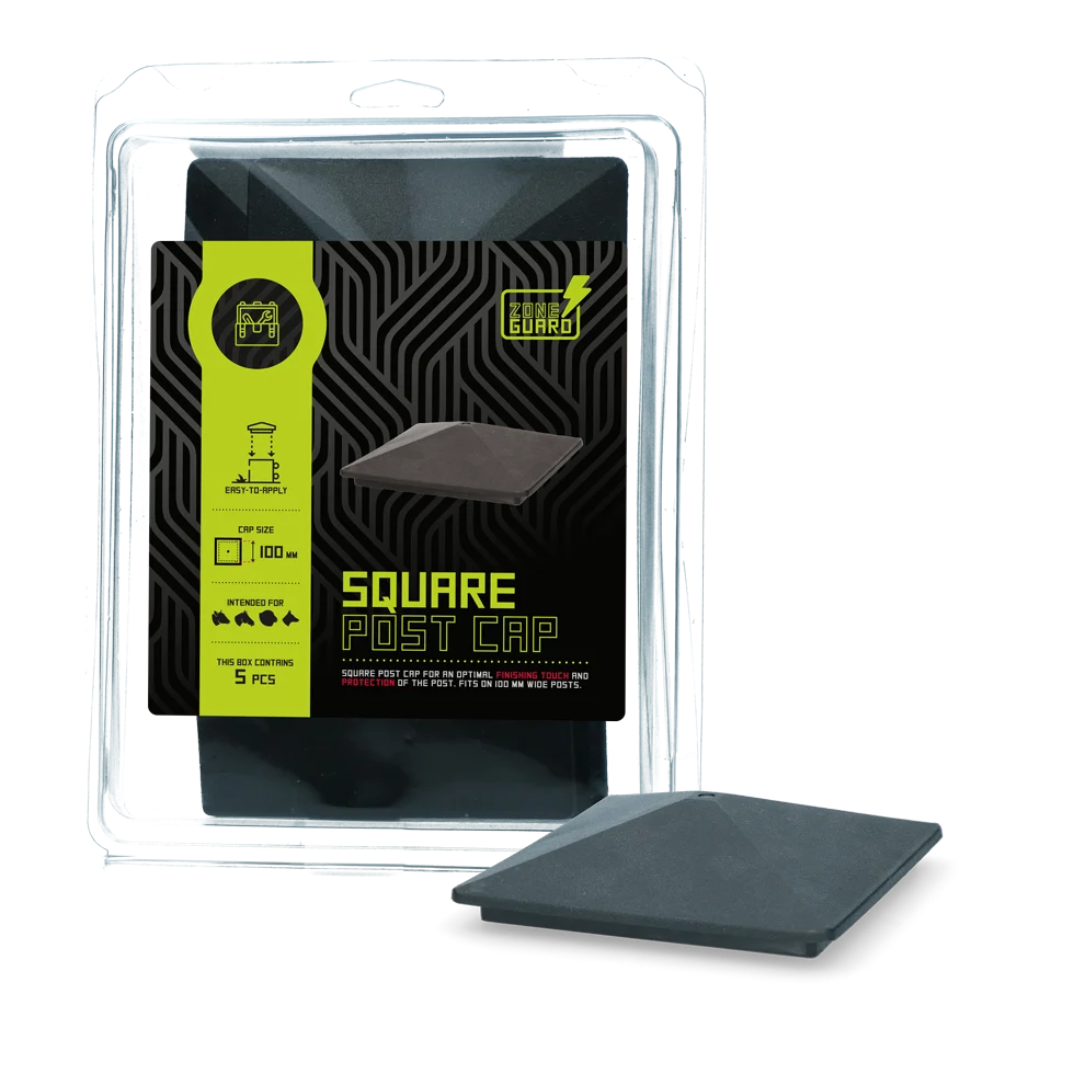 ZONE0659.png Kwadratowa nakładka na słupek 100 mm – ZoneGuard - obrazek 1