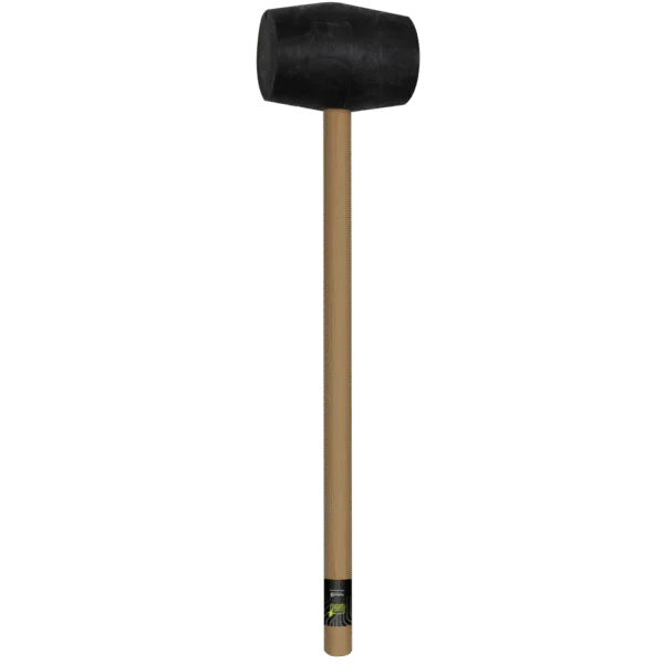 Młot ogrodzeniowy z drewnianym trzonkiem, 5 kg – ZoneGuard