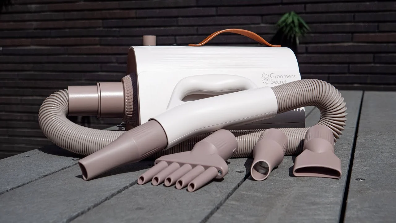 Suszarka dla psa z nasadkami do suszenia i czesania – Groomers Secret Pet Hair Dryer - obrazek 2