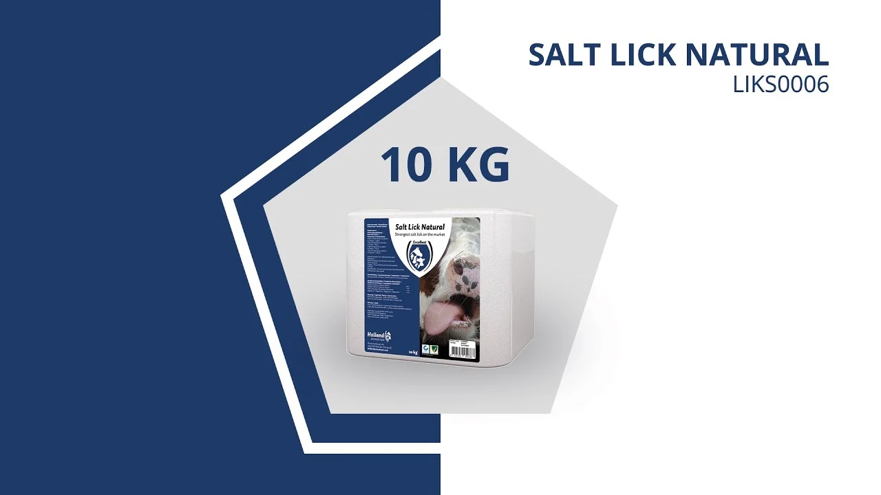 Lizawka solna dla koni z soli kamiennej, 10 kg – Excellent Liksteen Naturel - obrazek 2